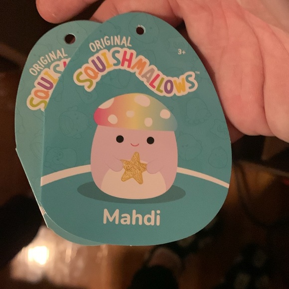 Mahndi mushroom squishmallow clip NWT - Picture 2 of 7